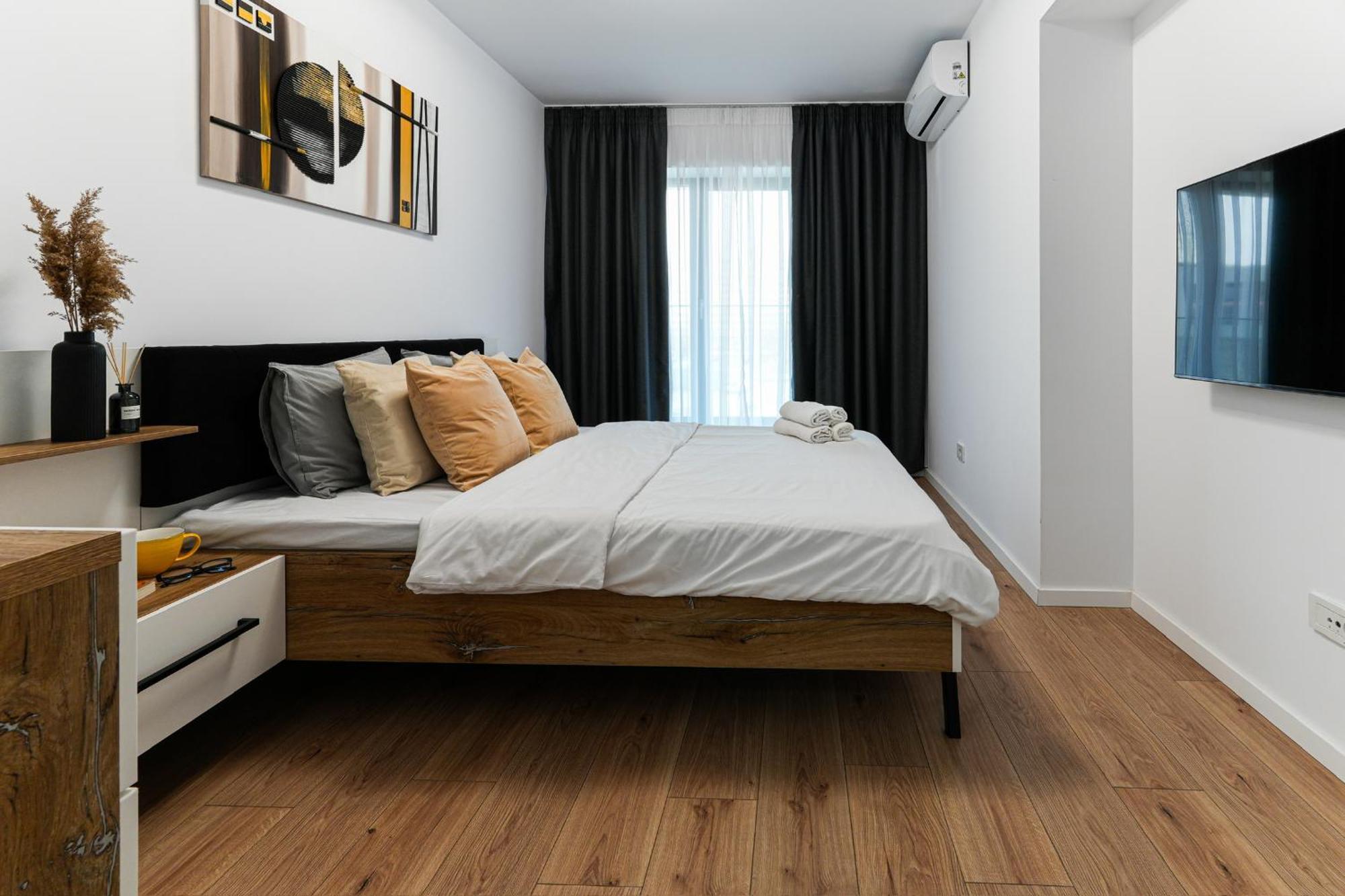 Sandra - Park-View Apt With Balcony & Parking Bucarest Exterior foto