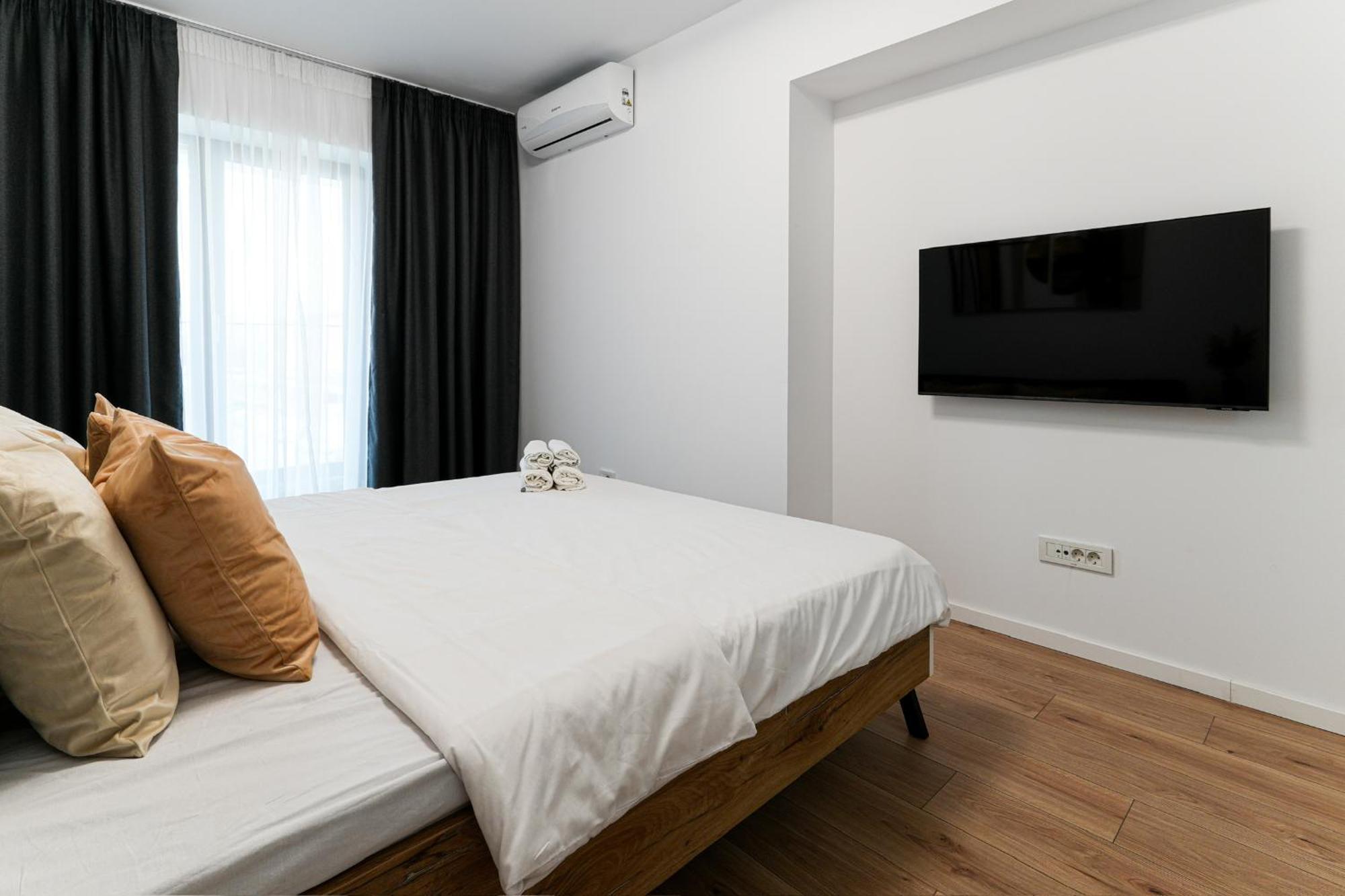 Sandra - Park-View Apt With Balcony & Parking Bucarest Exterior foto
